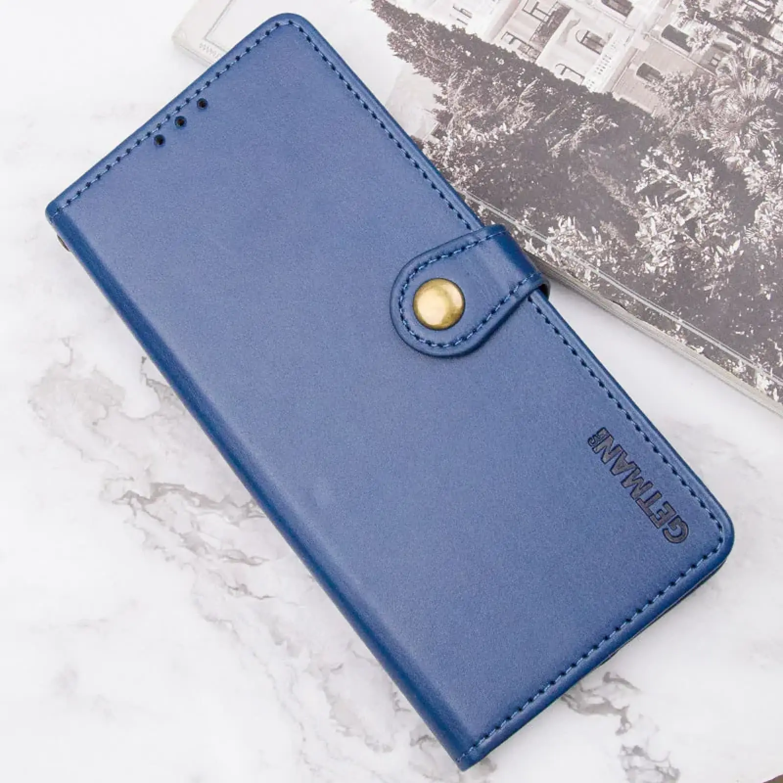 Чехол Getman Gallant PU Case для Xiaomi Redmi 14C, Poco C75 Blue