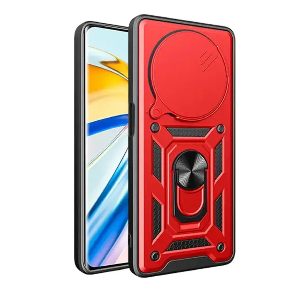Чехол Camshield Serge Ring для Xiaomi Redmi 14C, Redmi A4 5G, Poco C75 Red