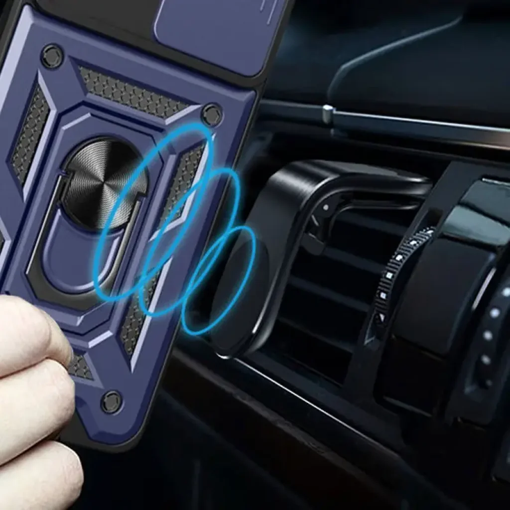 Чехол Camshield Serge Ring для Xiaomi Redmi 14C, Redmi A4 5G, Poco C75 Blue