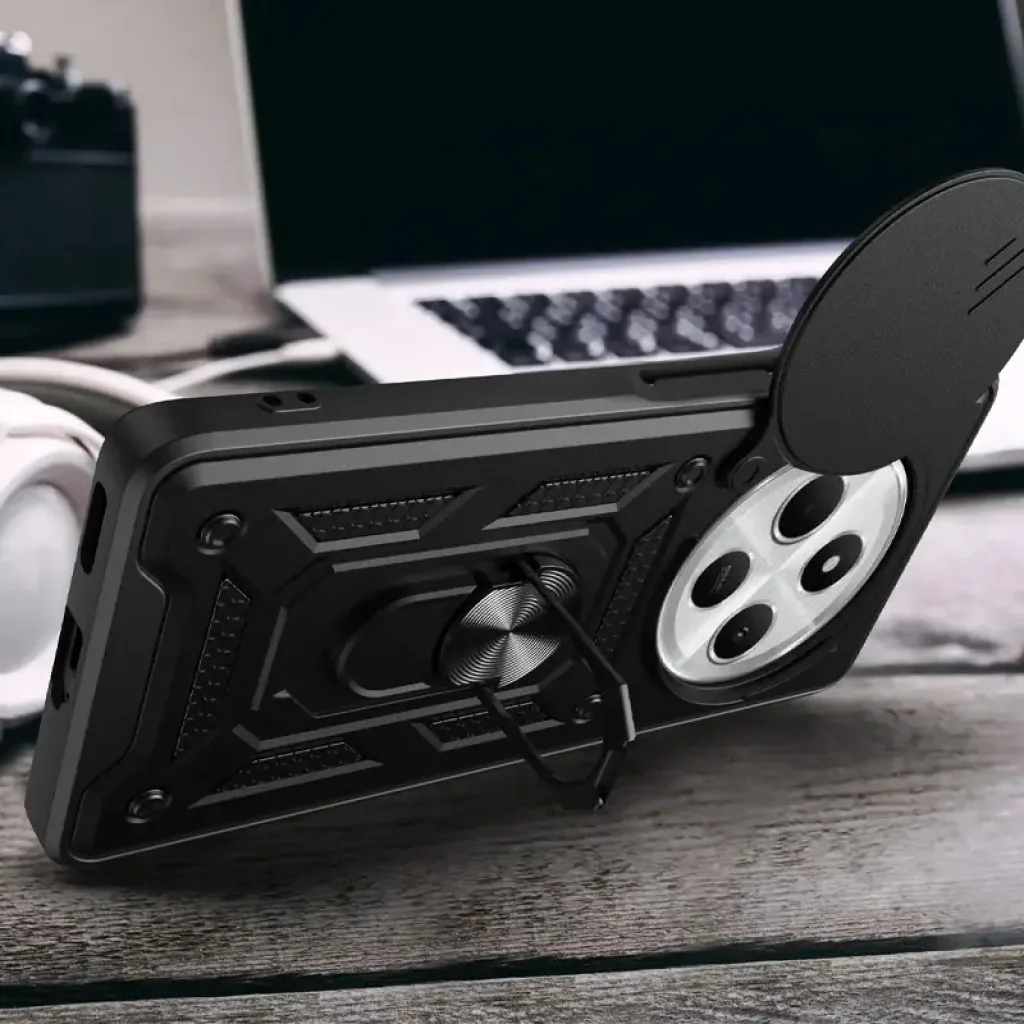 Чохол Camshield Serge Ring для Xiaomi Redmi 14C, Redmi A4 5G, Poco C75 Black