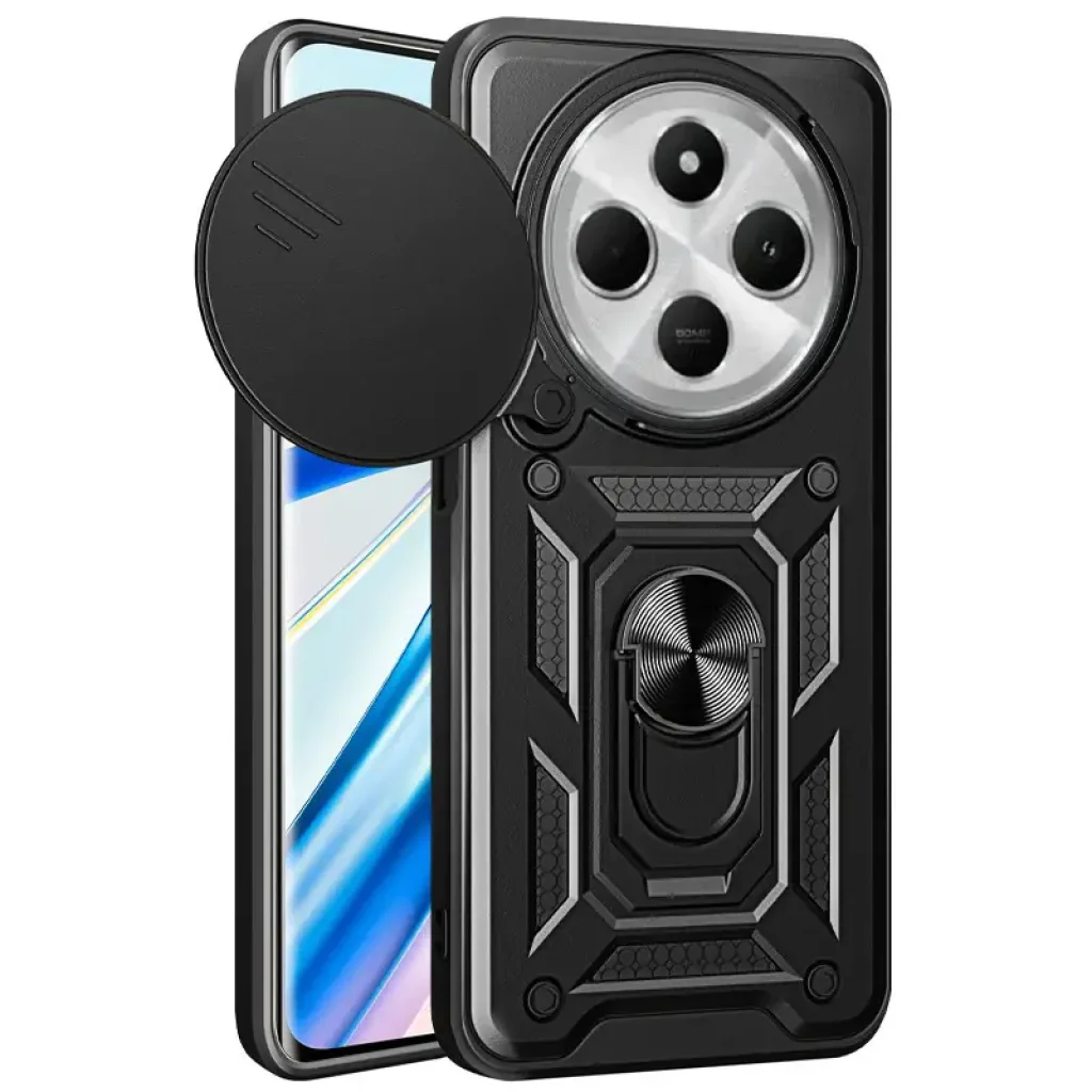Чохол Camshield Serge Ring для Xiaomi Redmi 14C, Redmi A4 5G, Poco C75 Black