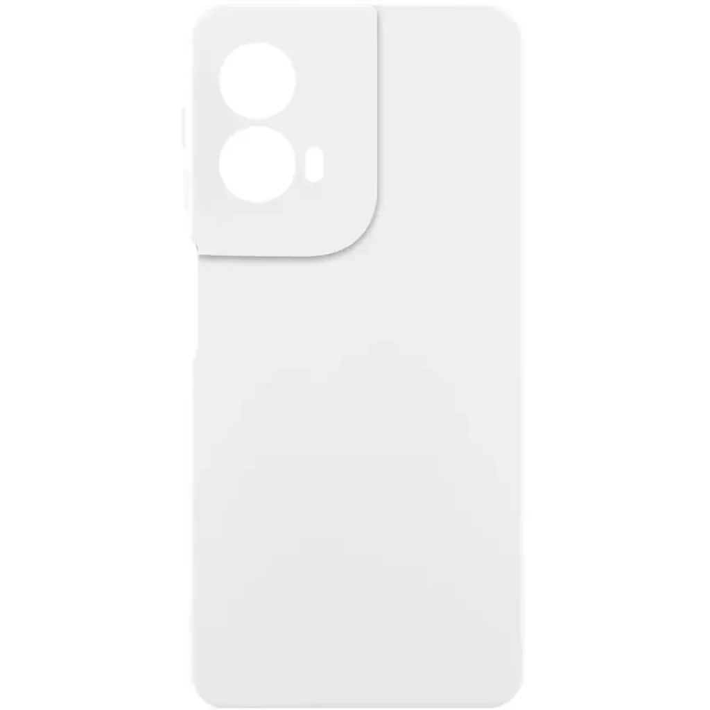 Чехол Silicone Cover Lakshmi Full Camera (AA) для Motorola Moto G85 White