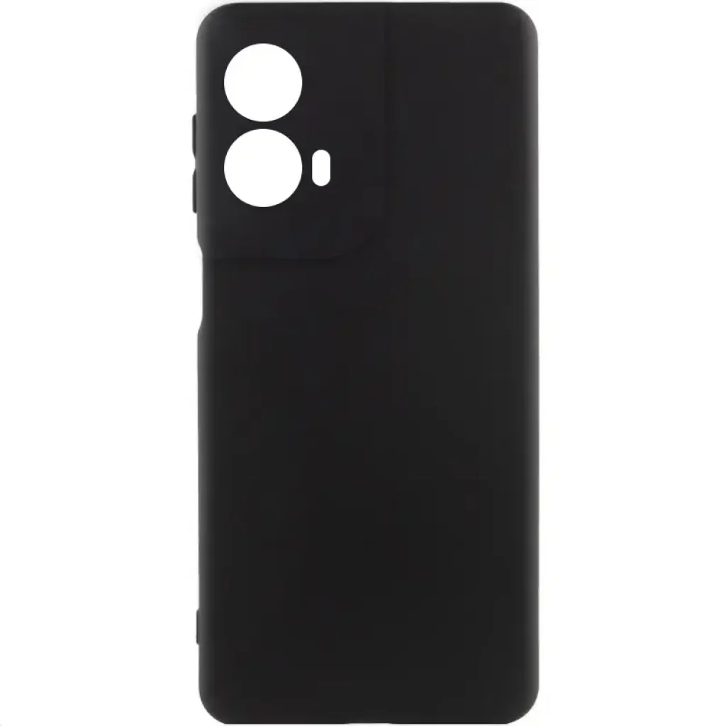Чехол Silicone Cover Lakshmi Full Camera (AA) для Motorola Moto G85 Black