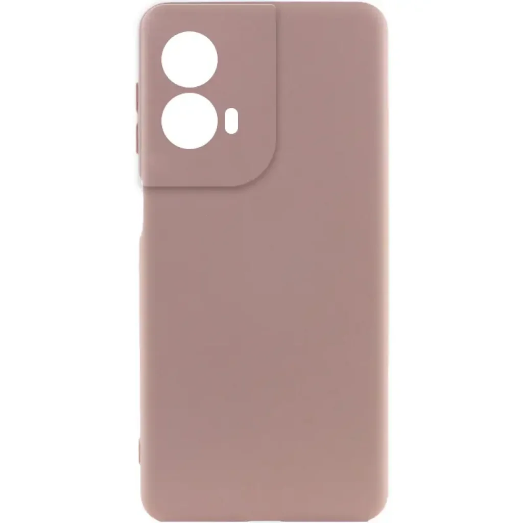 Чохол Silicone Cover Lakshmi Full Camera (AA) для Motorola Moto G85 Pink Sand