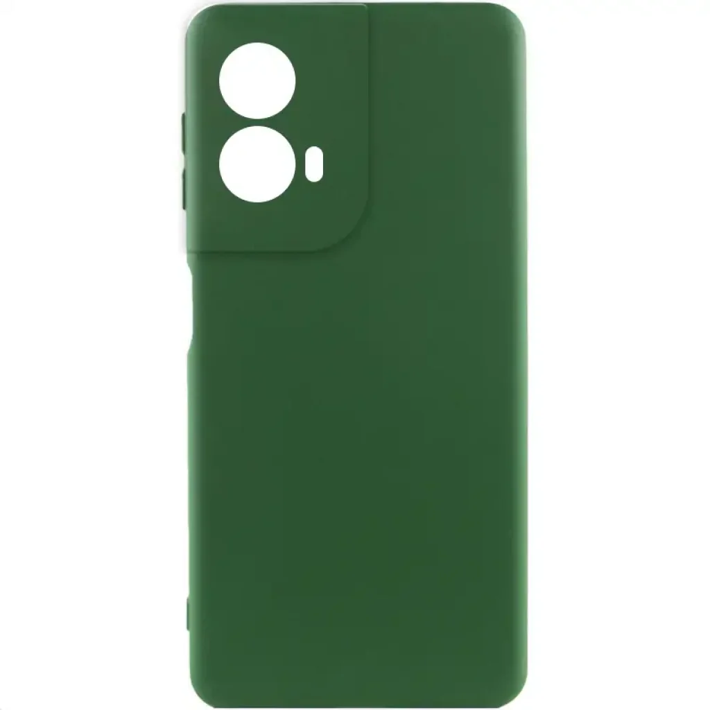 Чехол Silicone Cover Lakshmi Full Camera (AA) для Motorola Moto G85 Dark Green