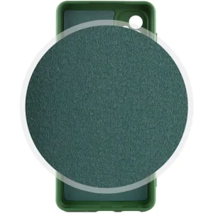 Чехол Silicone Cover Lakshmi Full Camera (AA) для Motorola Moto G85 Dark Green