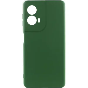 Цвет: Зеленый - Чехол Silicone Cover Lakshmi Full Camera (AA) для Motorola Moto G85 Dark Green