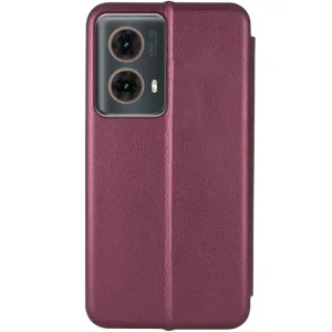 Чохол Classy PU Case для Motorola Moto G85 Bordo