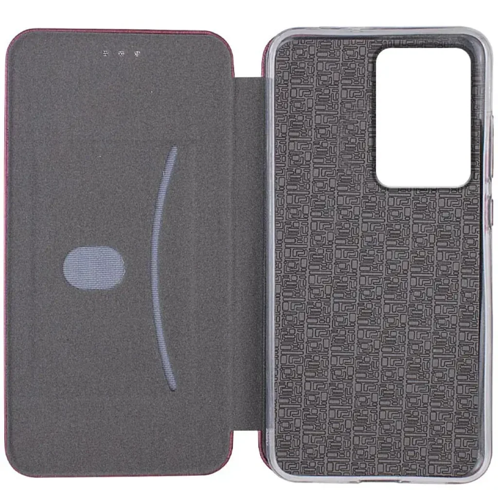 Чохол Classy PU Case для Motorola Moto G85 Bordo