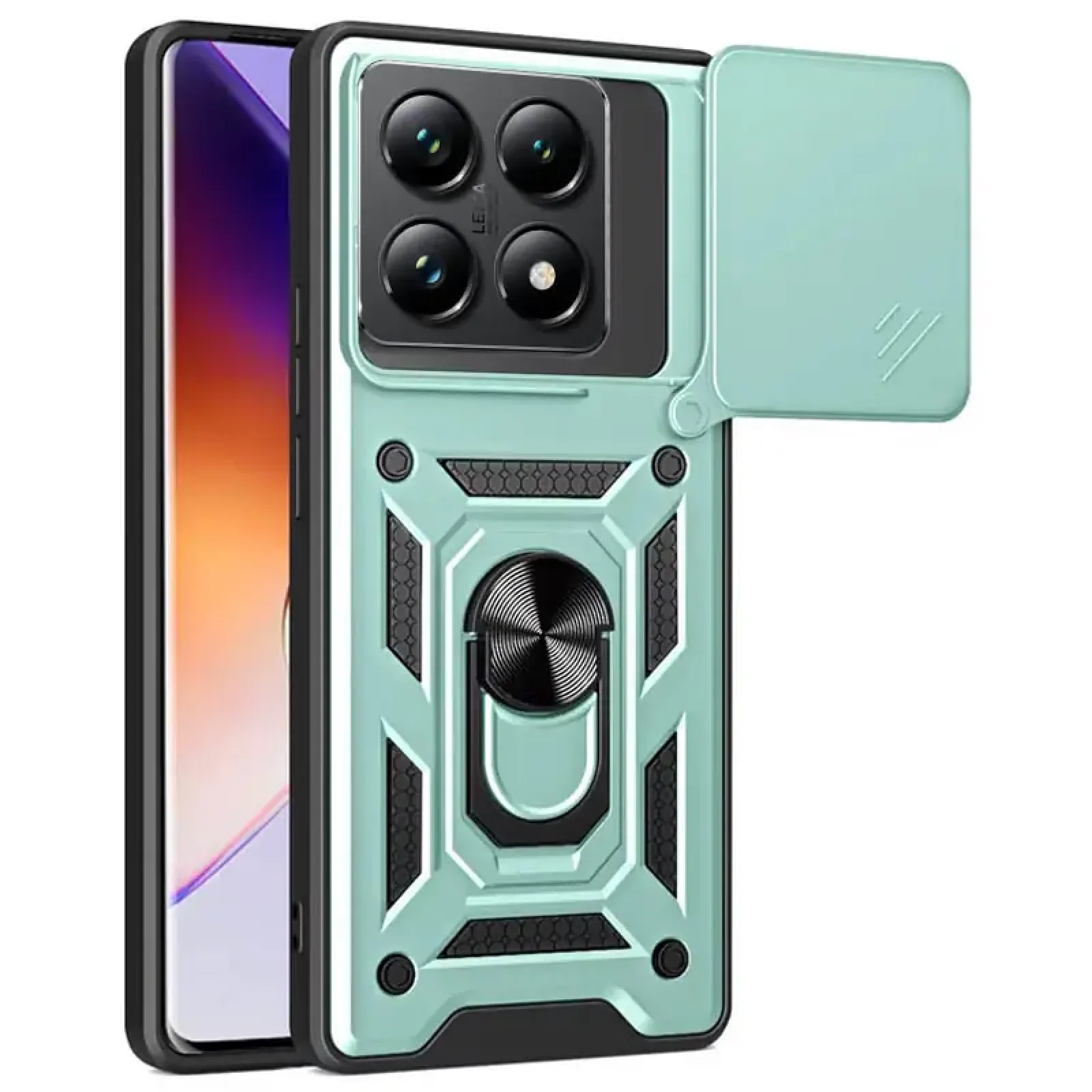 Чохол Camshield Serge Ring для Xiaomi 14T Pro Green