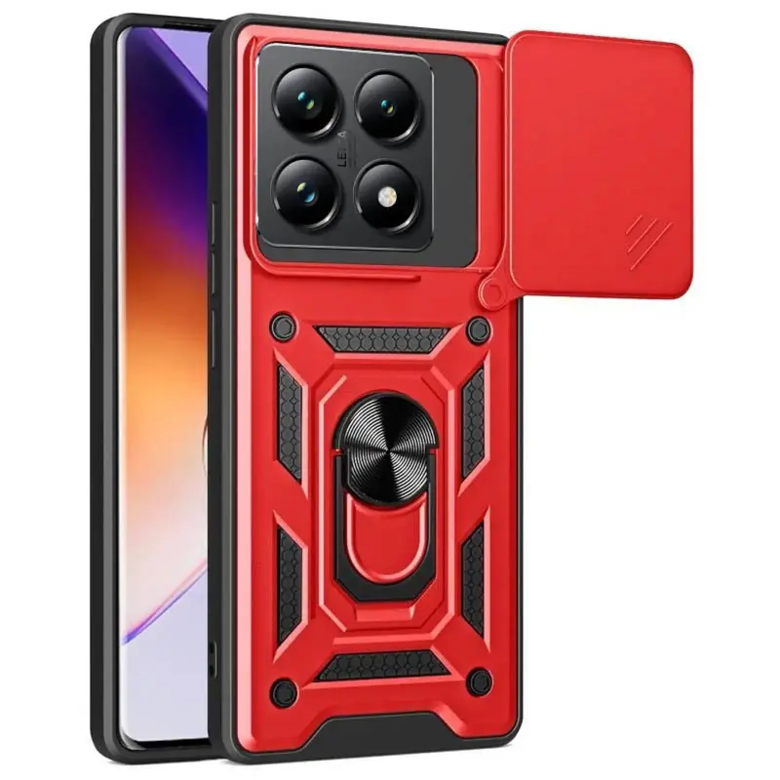 Чохол Camshield Serge Ring для Xiaomi 14T Pro Red