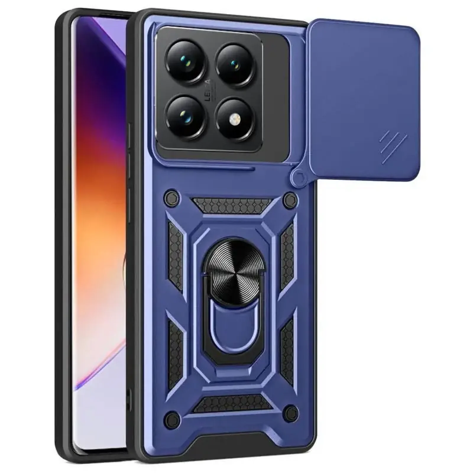 Чохол Camshield Serge Ring для Xiaomi 14T Pro Blue