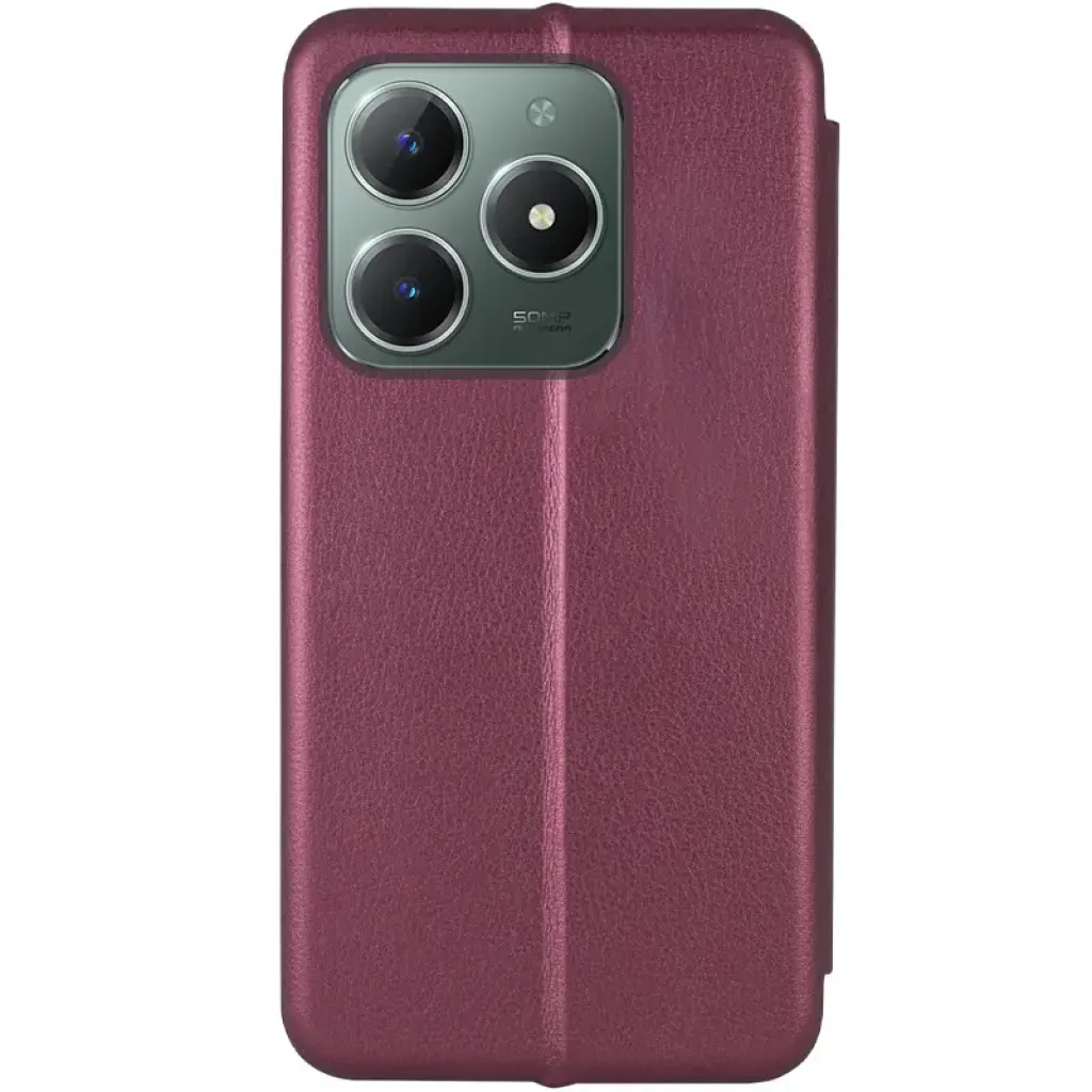 Чохол Classy PU Case для Realme C61 4G Bordo