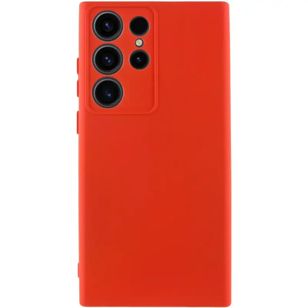 Чохол Silicone Cover Lakshmi Full Camera (AA) для Samsung Galaxy S25 Ultra Red