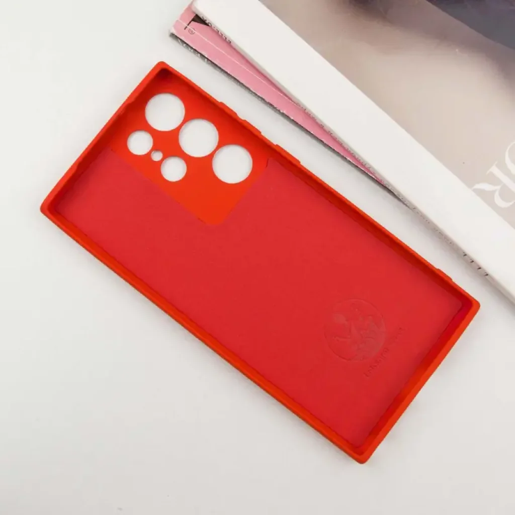 Чохол Silicone Cover Lakshmi Full Camera (AA) для Samsung Galaxy S25 Ultra Red