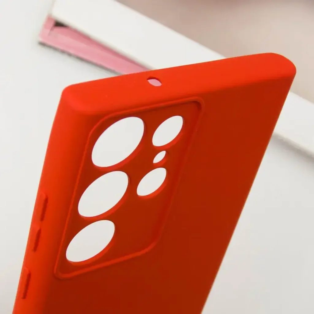 Чохол Silicone Cover Lakshmi Full Camera (AA) для Samsung Galaxy S25 Ultra Red
