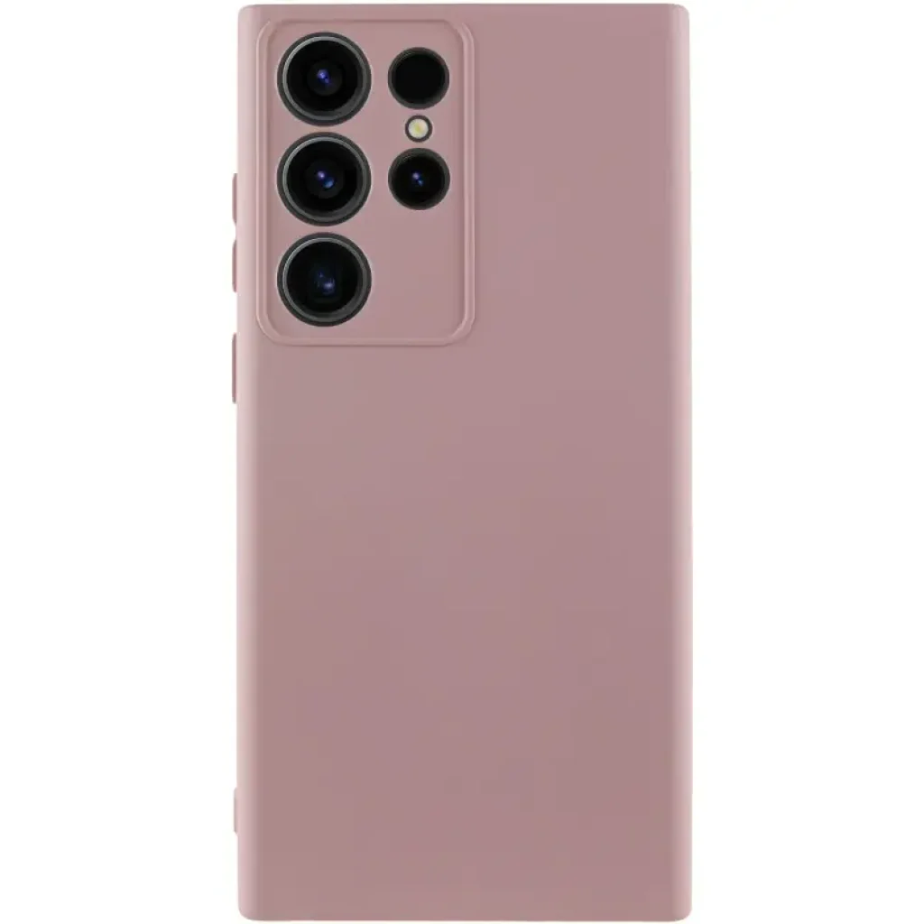 Чехол Silicone Cover Lakshmi Full Camera (AA) для Samsung Galaxy S25 Ultra Pink Sand