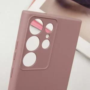 Чехол Silicone Cover Lakshmi Full Camera (AA) для Samsung Galaxy S25 Ultra Pink Sand