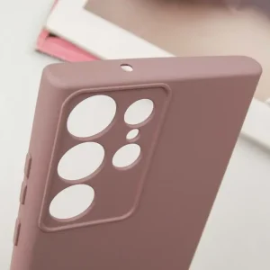 Чехол Silicone Cover Lakshmi Full Camera (AA) для Samsung Galaxy S25 Ultra Pink Sand