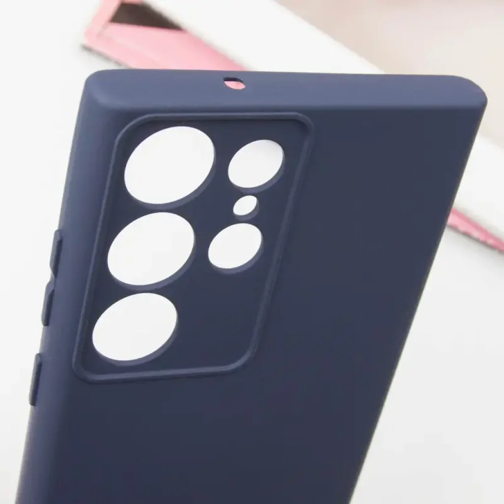 Чохол Silicone Cover Lakshmi Full Camera (AA) для Samsung Galaxy S25 Ultra Midnight Blue
