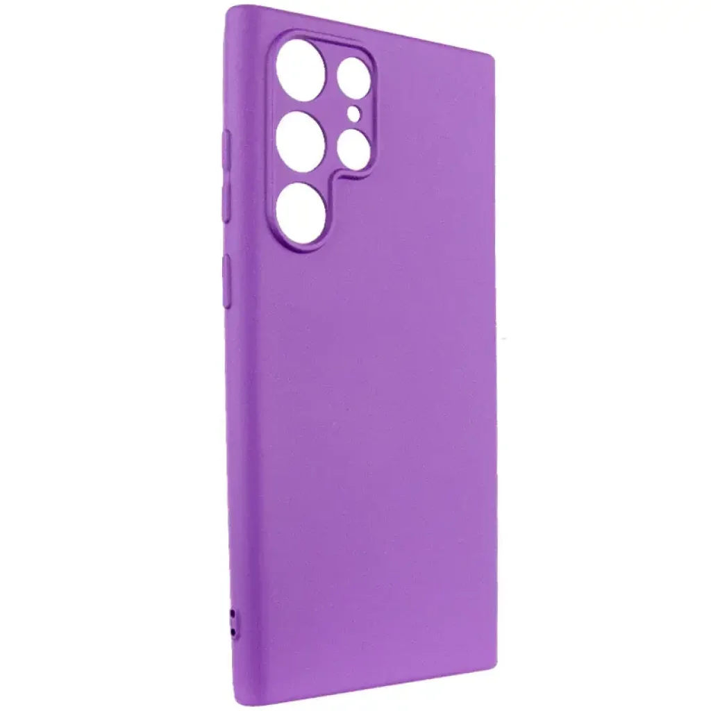 Чехол Silicone Cover Lakshmi Full Camera (AA) для Samsung Galaxy S25 Ultra Purple