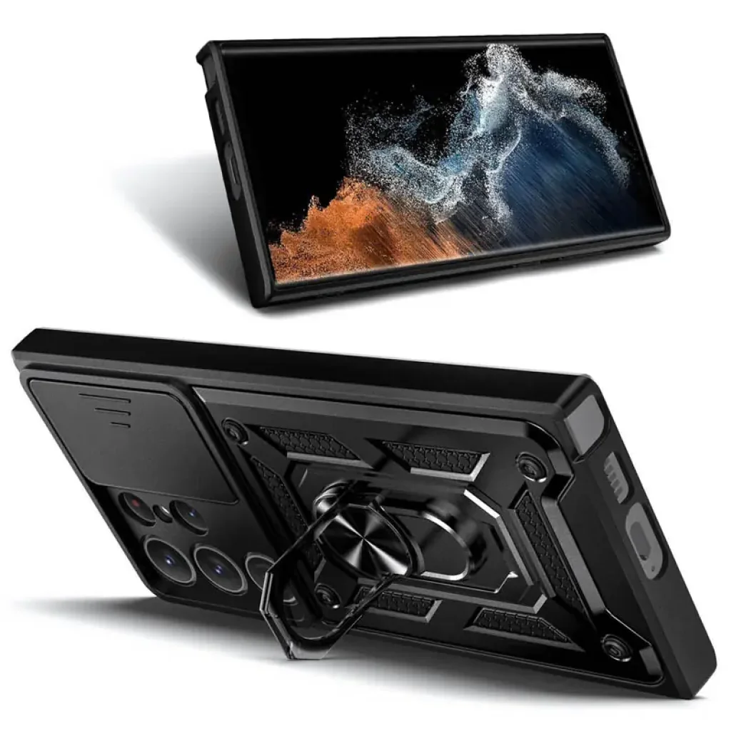 Чохол Camshield Serge Ring для Samsung Galaxy S25 Ultra Black