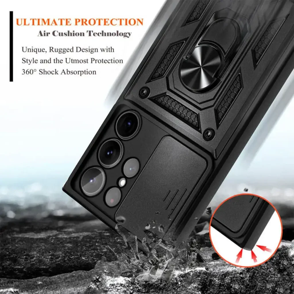 Чохол Camshield Serge Ring для Samsung Galaxy S25 Ultra Black