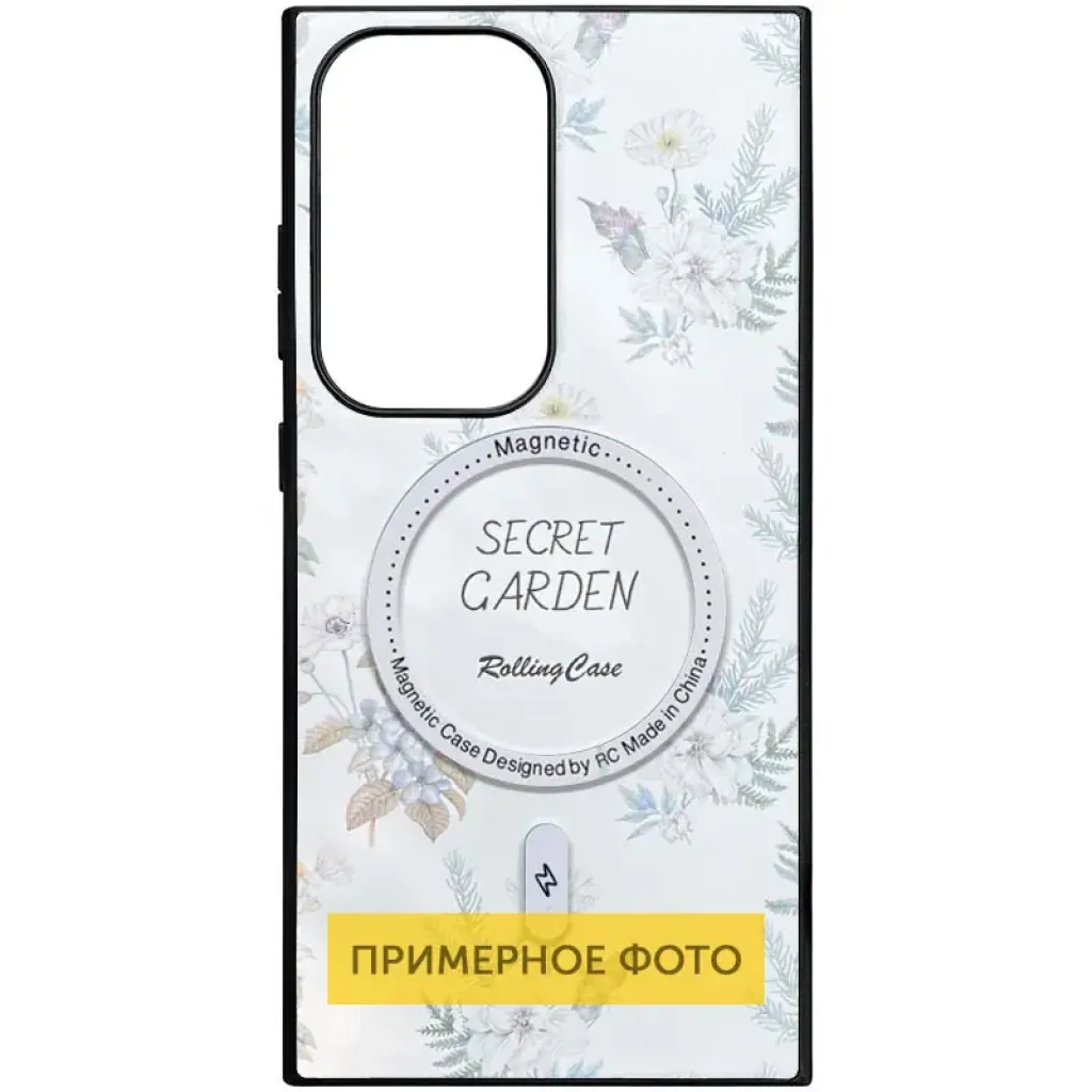 Чохол TPU+PC Soft Secret Garden with MagFit для Samsung Galaxy S25 Ultra White