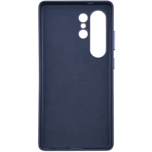 Чехол Leather Case (AAA) для Samsung Galaxy S25 Ultra Dark Blue