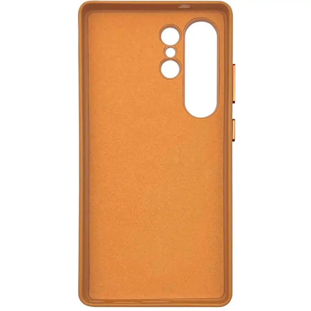 Чохол Leather Case (AAA) для Samsung Galaxy S25 Ultra Orange