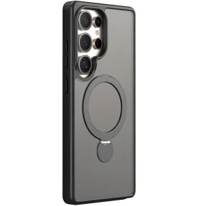 Чохол TPU+PC MagSafe Colorful HQ Ring для Samsung Galaxy S25 Ultra Black