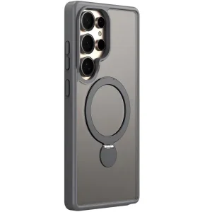 Чохол TPU+PC MagSafe Colorful HQ Ring для Samsung Galaxy S25 Ultra Grey