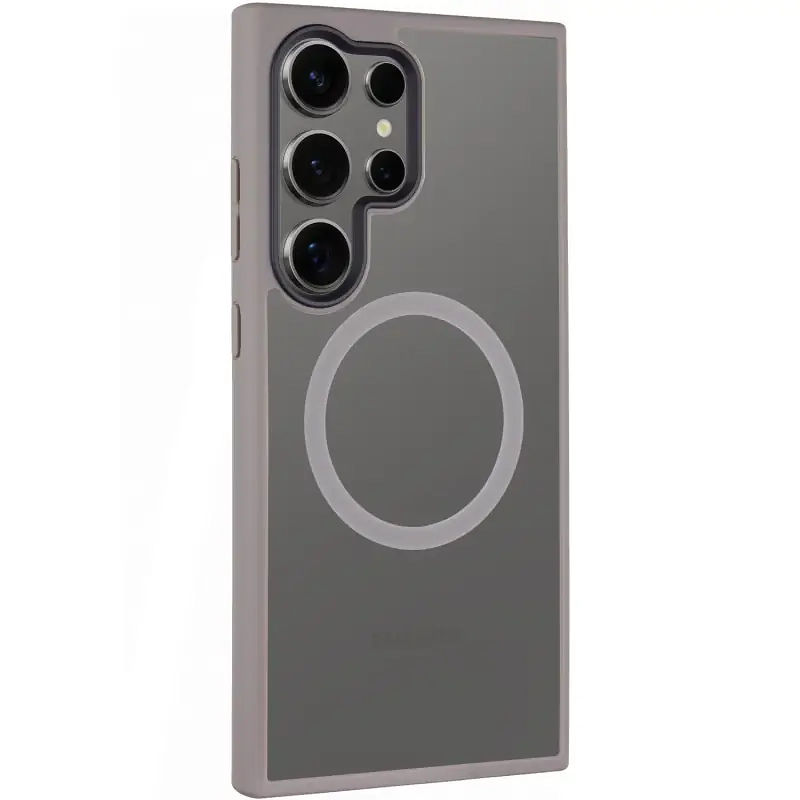 Чохол TPU+PC Metal Buttons with MagSafe Colorful для Samsung Galaxy S25 Ultra Grey