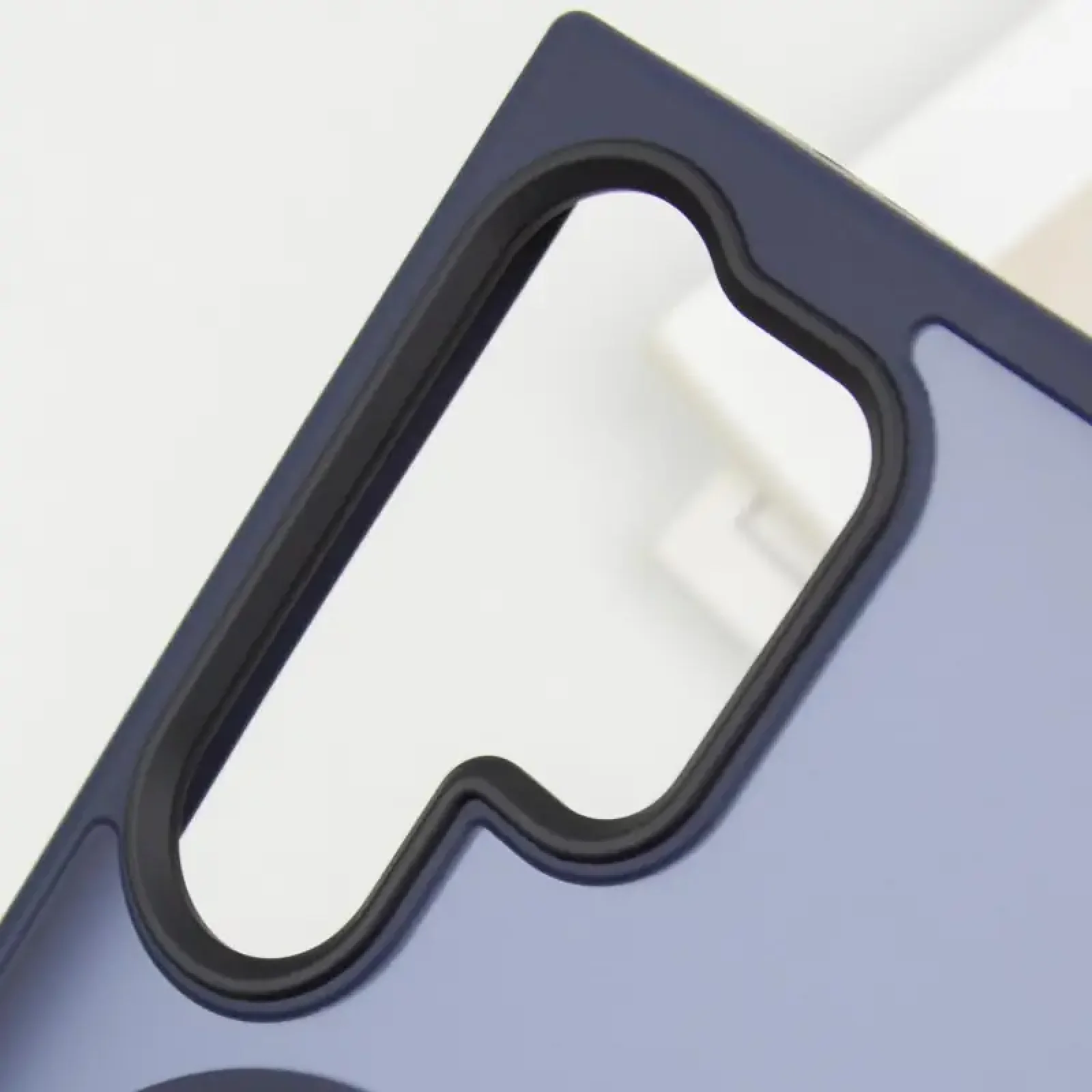 Чохол TPU+PC Metal Buttons with MagSafe Colorful для Samsung Galaxy S25 Ultra Navy Blue
