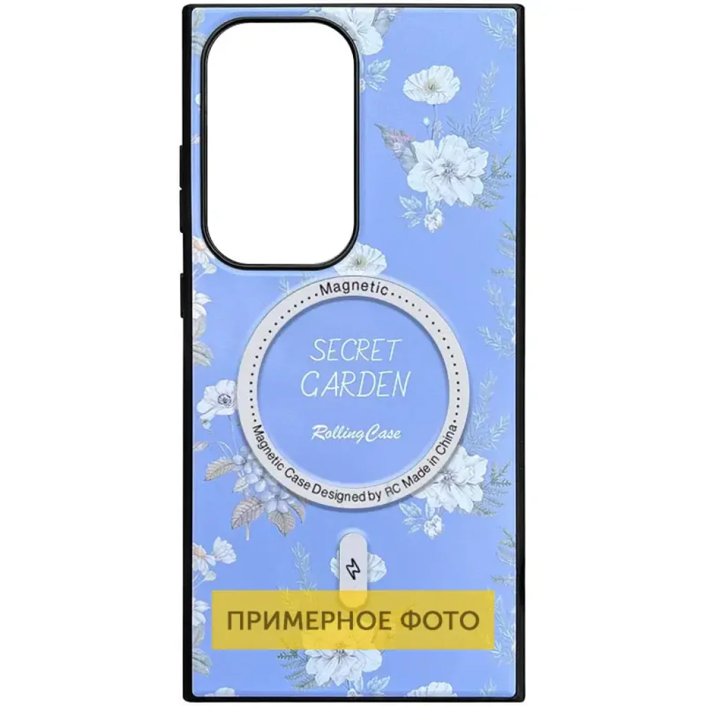 Чохол TPU+PC Soft Secret Garden with MagFit для Samsung Galaxy S25 Plus Lilac