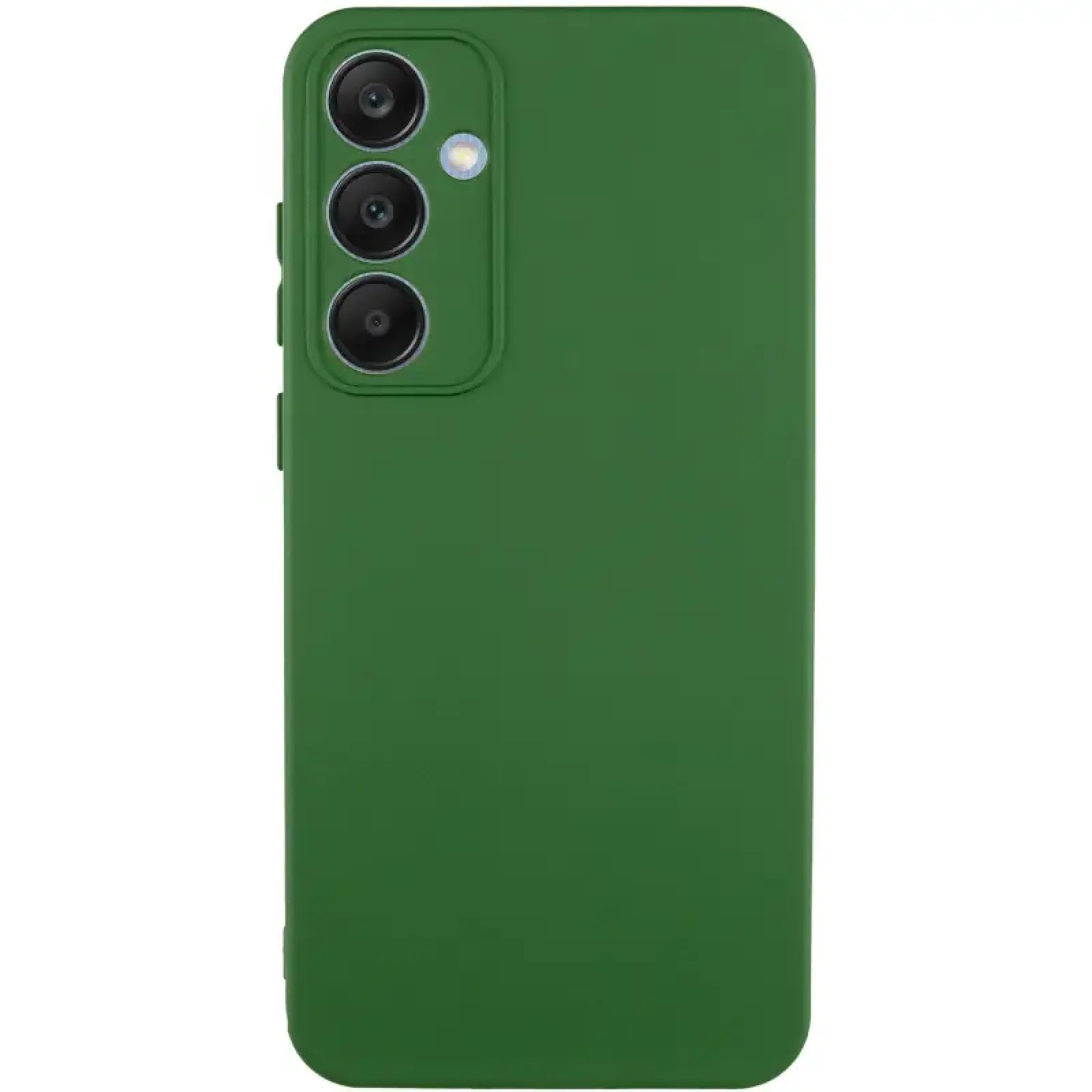 Чехол Silicone Cover Lakshmi Full Camera (AA) для Samsung Galaxy S25 Plus Dark Green
