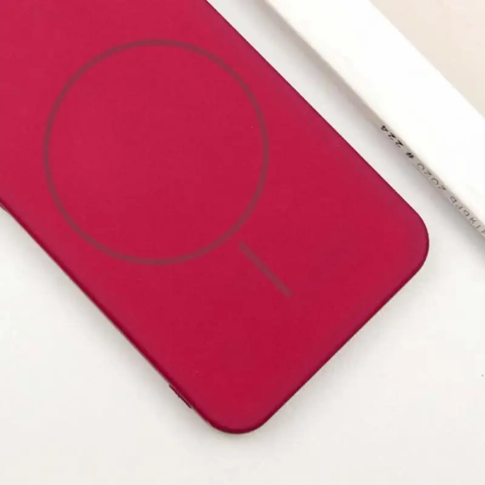 Чехол Silicone Cover Lakshmi Full Camera (AA) with MagFit для Samsung Galaxy S25 Plus Rose Red