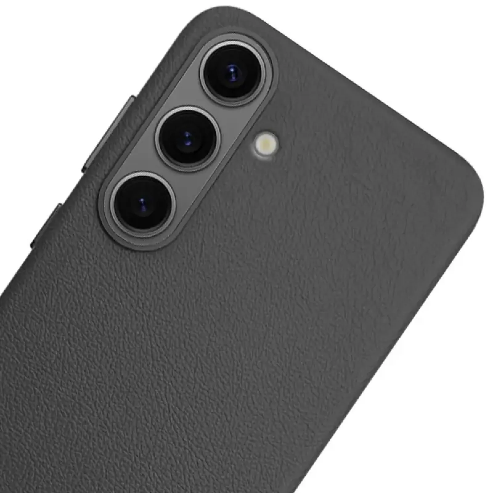 Чехол Leather Case (AAA) для Samsung Galaxy S25 Plus Black