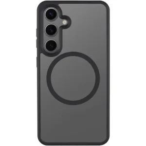 Чохол TPU+PC Metal Buttons with MagSafe Colorful для Samsung Galaxy S25 Plus Black