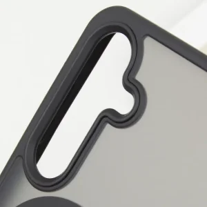 Чохол TPU+PC Metal Buttons with MagSafe Colorful для Samsung Galaxy S25 Plus Black