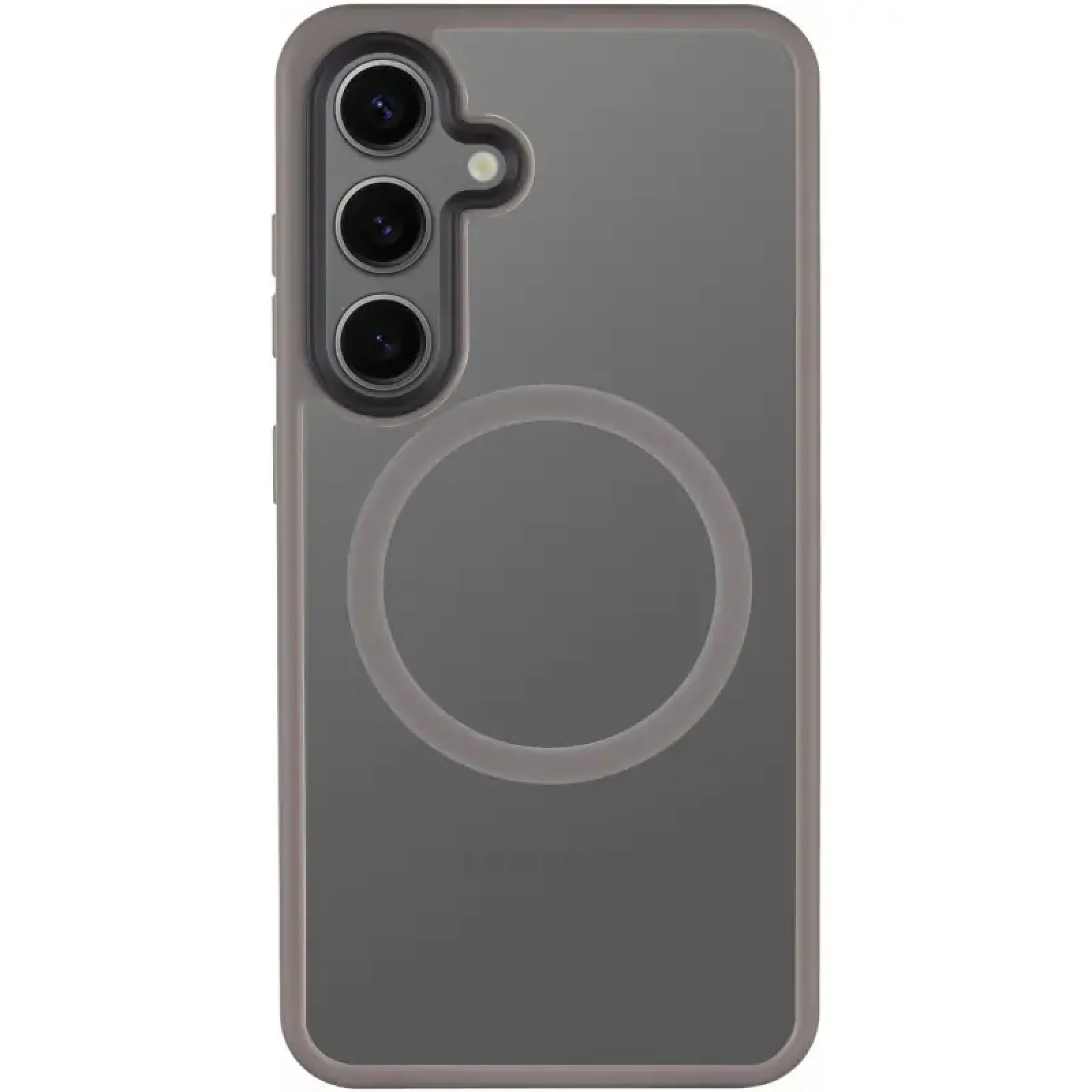 Чохол TPU+PC Metal Buttons with MagSafe Colorful для Samsung Galaxy S25 Plus Grey