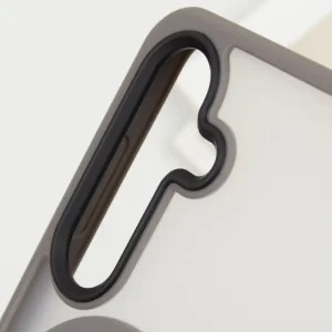 Чохол TPU+PC Metal Buttons with MagSafe Colorful для Samsung Galaxy S25 Plus Grey