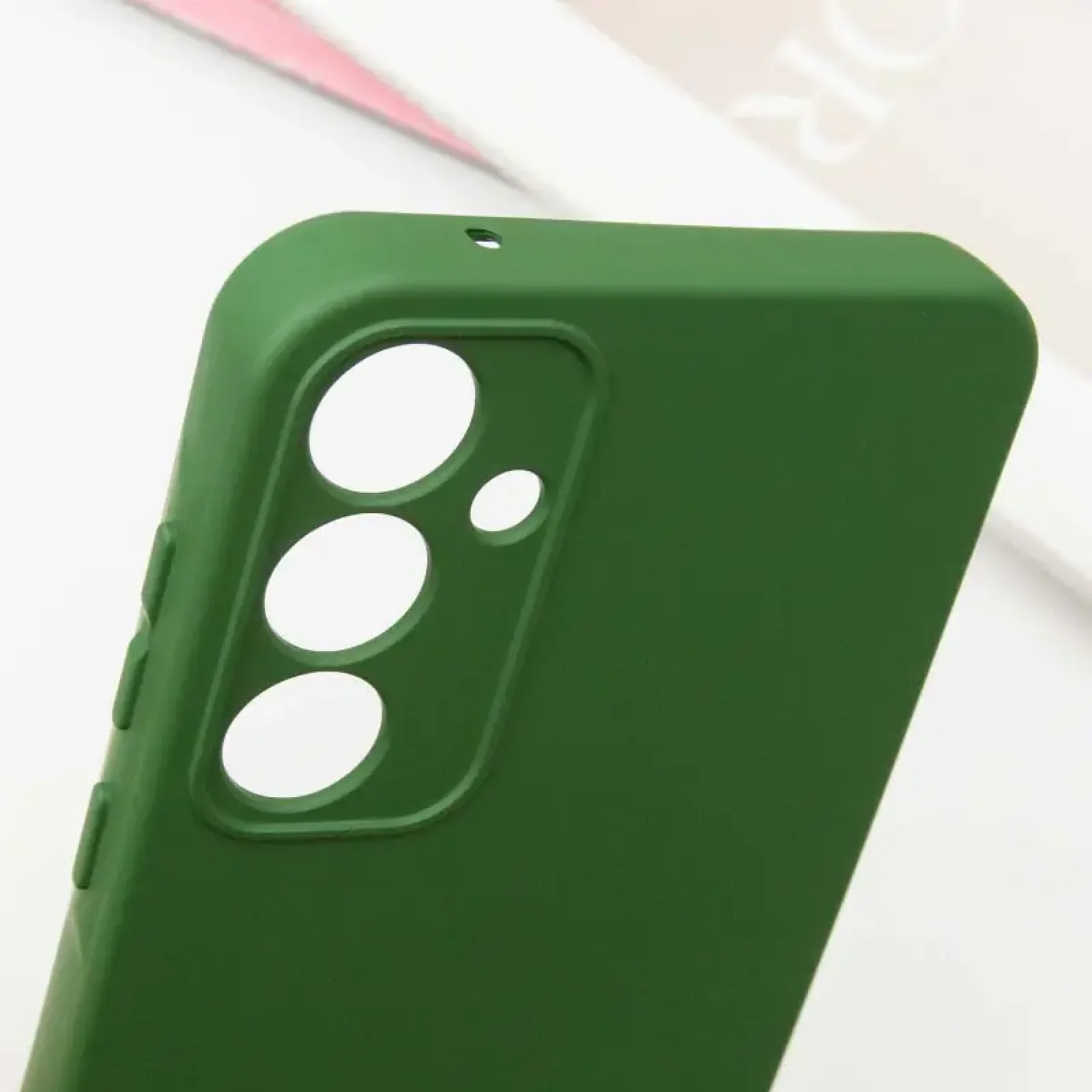 Чохол Silicone Cover Lakshmi Full Camera (AA) для Samsung Galaxy S25 Dark Green