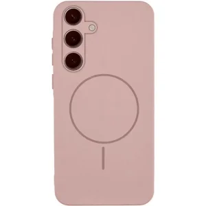 Чохол Silicone Cover Lakshmi Full Camera (AA) with MagFit для Samsung Galaxy S25 Pink Sand