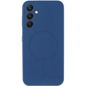 Цвет: Синий - Чохол Silicone Cover Lakshmi Full Camera (AA) with MagFit для Samsung Galaxy S25 Navy Blue