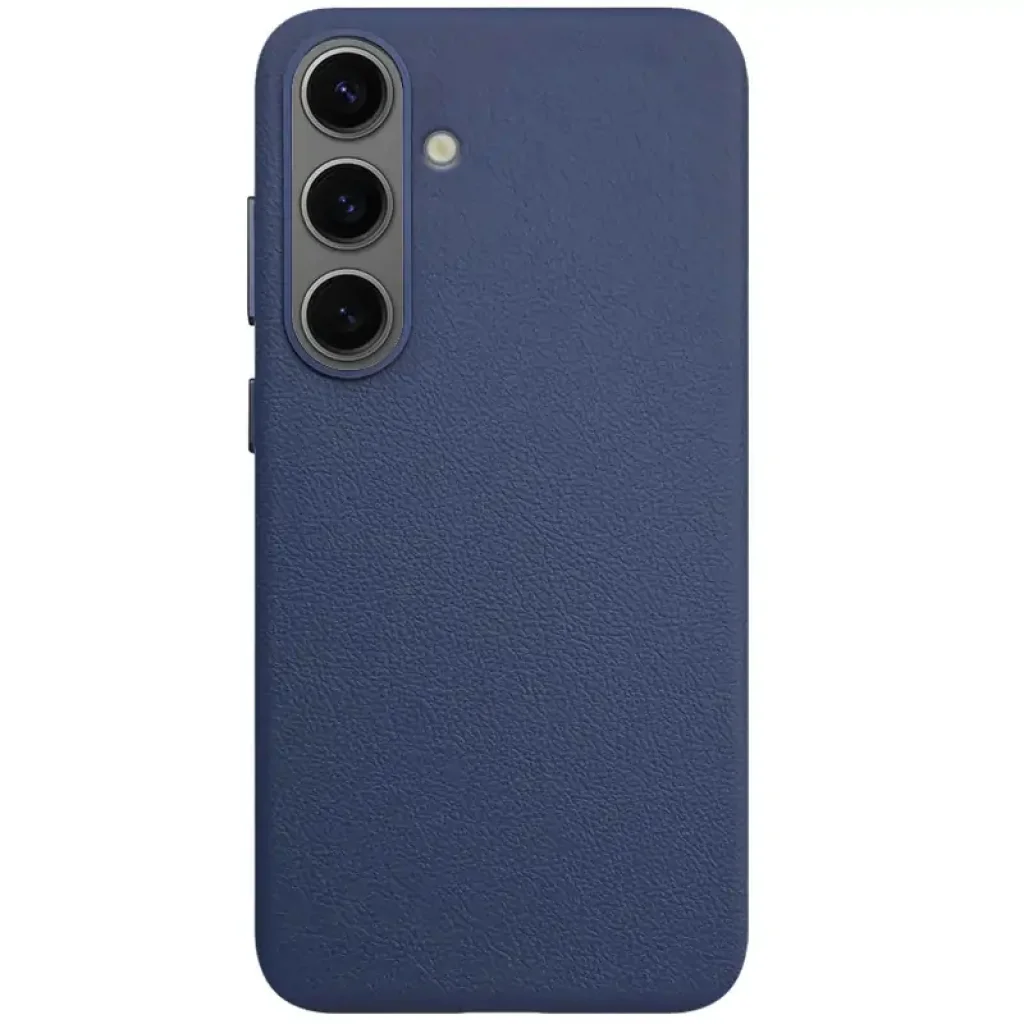 Чохол Leather Case (AAA) для Samsung Galaxy S25 Dark Blue
