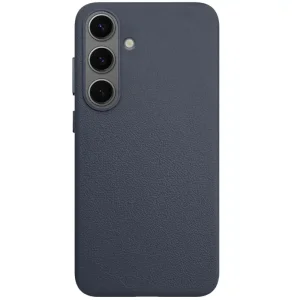 Цвет: Синий - Чехол Leather Case (AAA) для Samsung Galaxy S25 Midnight Blue