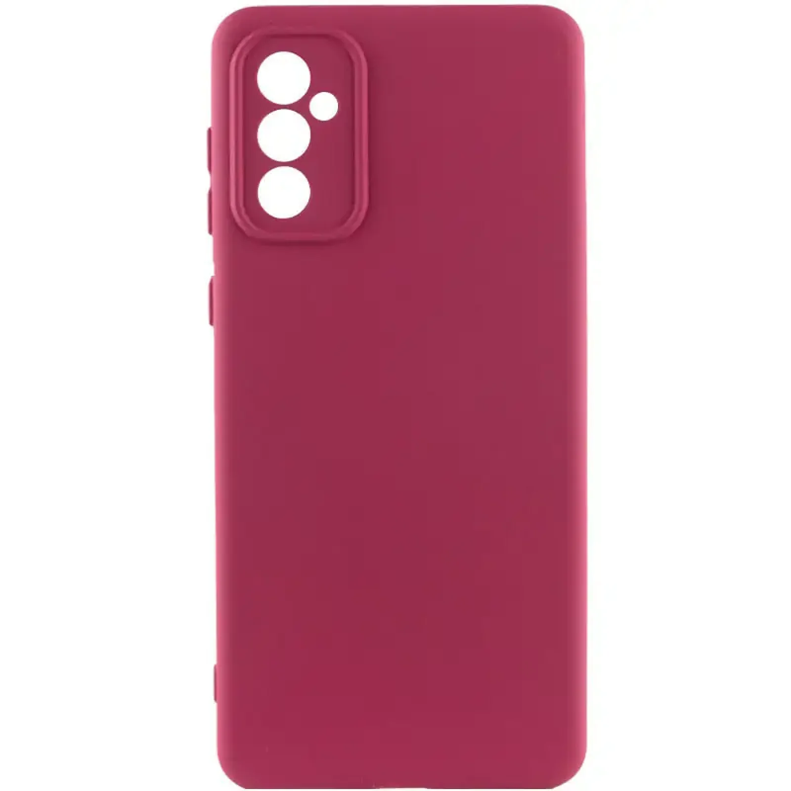 Чехол Silicone Cover Lakshmi Full Camera (AA) для Samsung Galaxy A36 5G Marsala