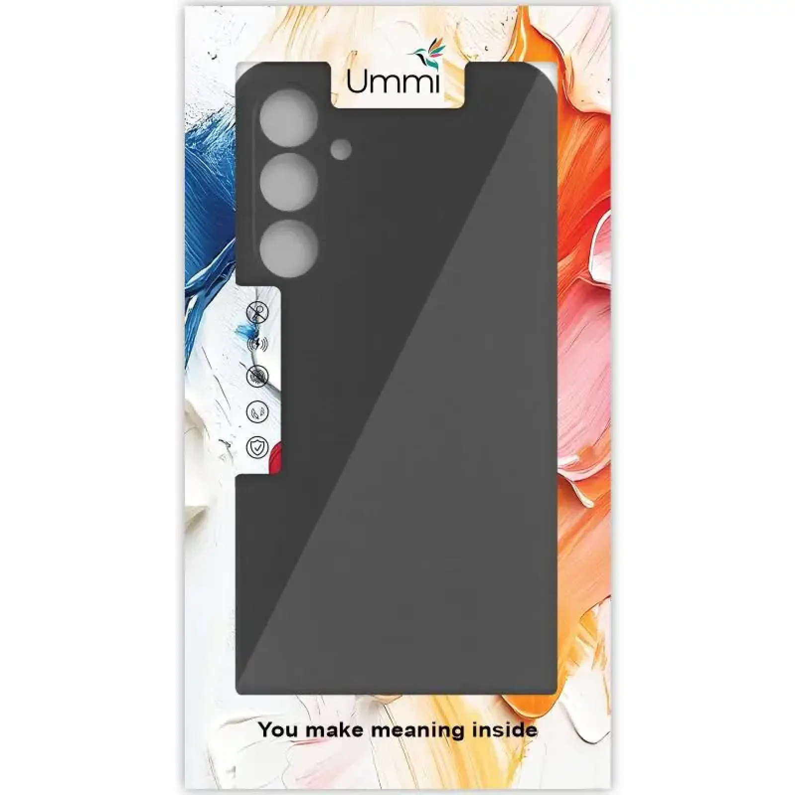 Чохол Silicone Cover Ummi Lakshmi Full Camera (AA) для Samsung Galaxy A36 5G Black