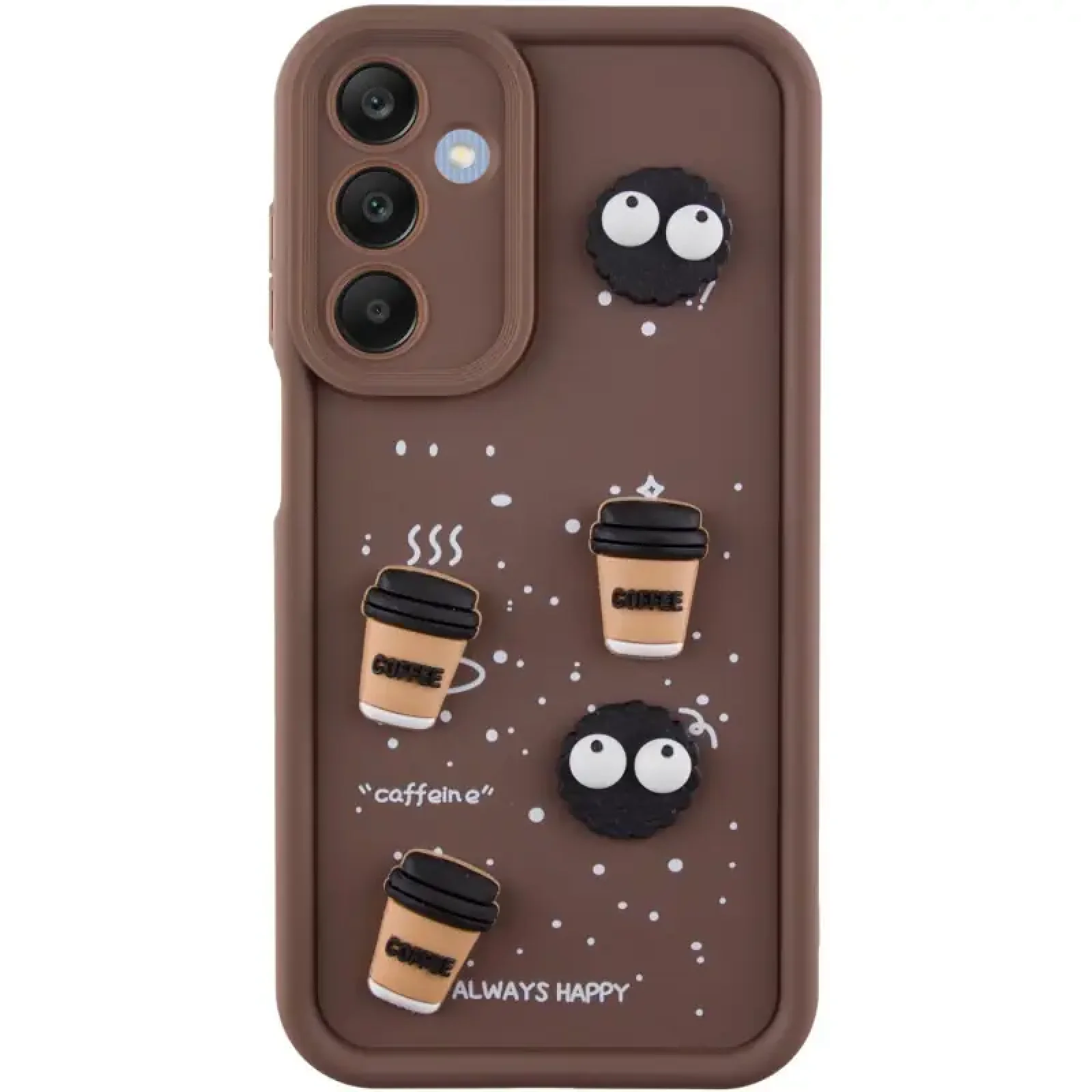 Чехол TPU Toys Case для Samsung Galaxy A36 5G Brown Always Happy